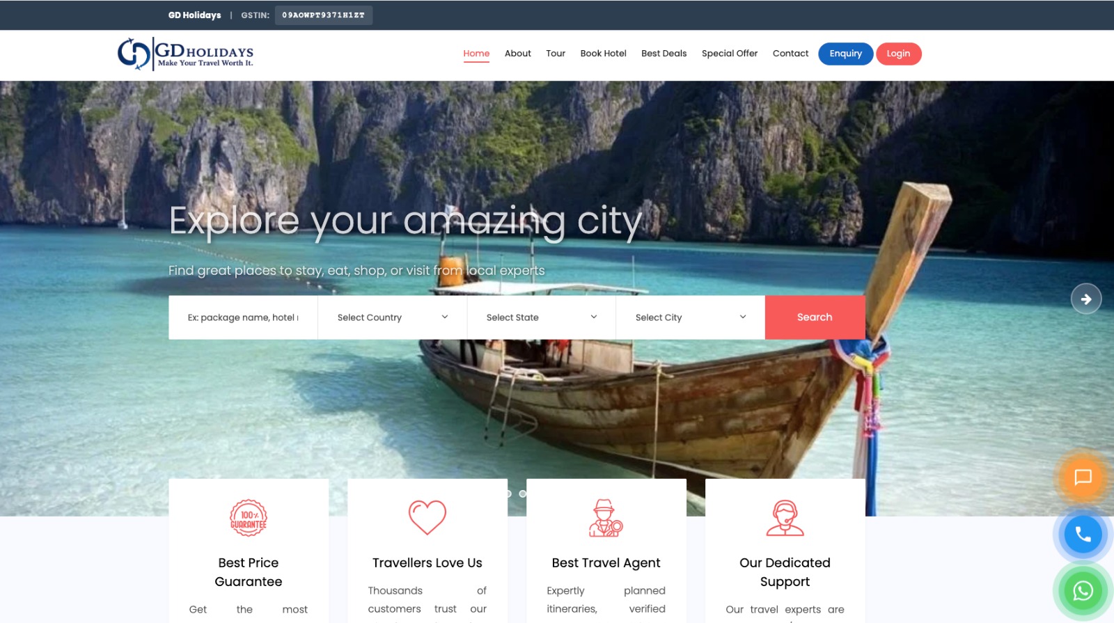 GD Holidays Screenshot